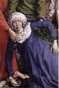 WEYDEN, Rogier van der Deposition (detail) oil painting